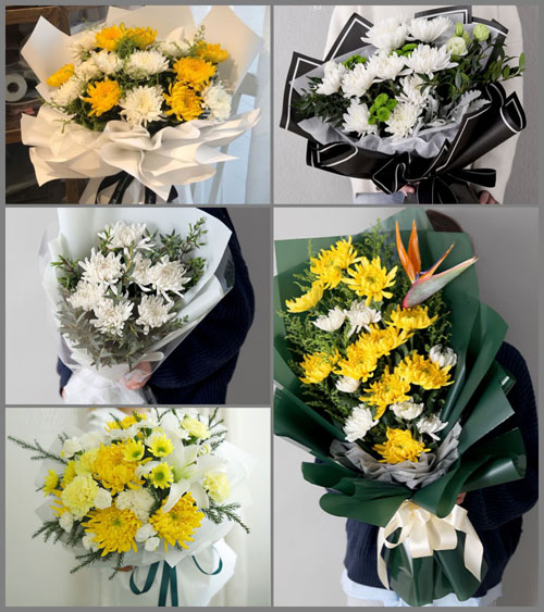 江西吉安安福县洲湖镇白事花束代送